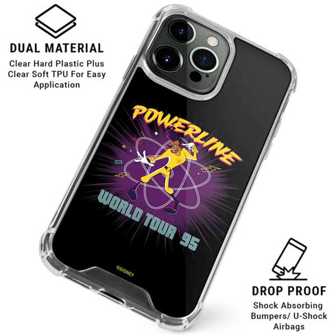 Disney Powerline World Tour 95 iPhone 15 Pro Clear Case